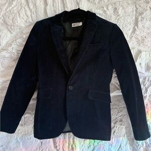 H&M Kids Navy Velvet Blazer